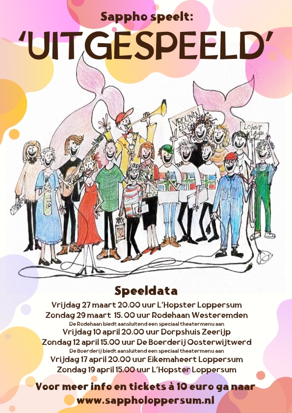 Sappho speelt ‘Uitgespeeld’!